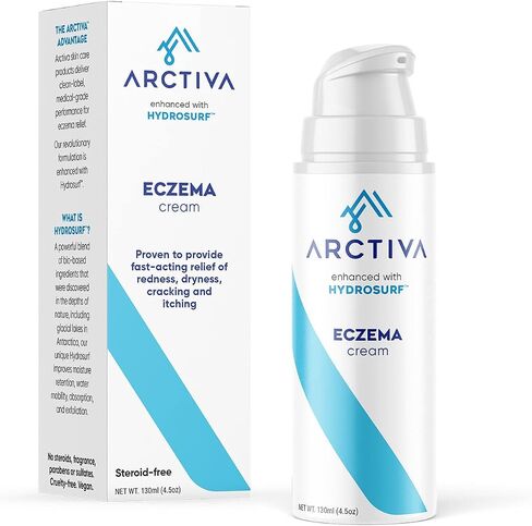 Eczema Cream with 1% Colloidal Oatmeal for Dry & Itchy Skin Relief | Eczema & Atopic Dermatitis Cream Treatment | Patent Pending Hydrosurf Glycolipid Technology for Hydration, Absorption & Exfoliation in Saudi Arabia