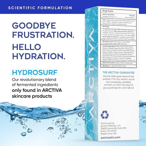 Eczema Cream with 1% Colloidal Oatmeal for Dry & Itchy Skin Relief | Eczema & Atopic Dermatitis Cream Treatment | Patent Pending Hydrosurf Glycolipid Technology for Hydration, Absorption & Exfoliation in Saudi Arabia