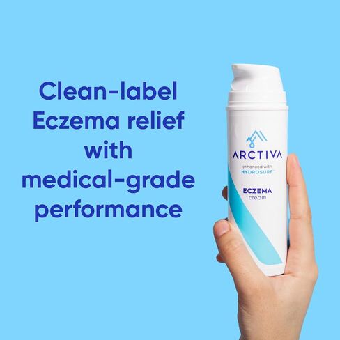Eczema Cream with 1% Colloidal Oatmeal for Dry & Itchy Skin Relief | Eczema & Atopic Dermatitis Cream Treatment | Patent Pending Hydrosurf Glycolipid Technology for Hydration, Absorption & Exfoliation in Saudi Arabia