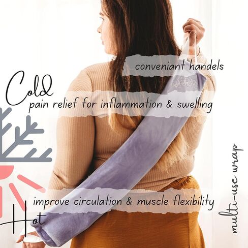 هدايا الاسترخاء للنساء - مجموعة قناع العين وغطاء الرقبة الخزامى الساخن القابل للميكروويف والعين، هدايا للتخلص من التوتر للنساء، هدايا استرخاء للنساء، هدايا عيد الأم، هدايا شكر، هدايا عيد ميلاد للأم in Kuwait