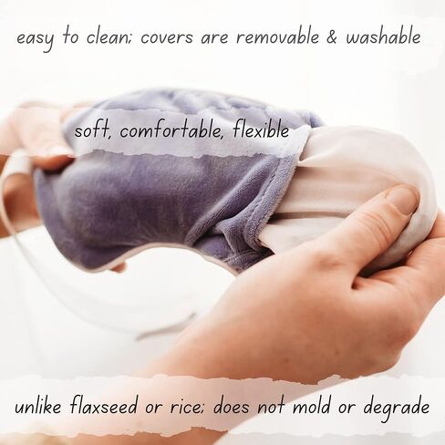 هدايا الاسترخاء للنساء - مجموعة قناع العين وغطاء الرقبة الخزامى الساخن القابل للميكروويف والعين، هدايا للتخلص من التوتر للنساء، هدايا استرخاء للنساء، هدايا عيد الأم، هدايا شكر، هدايا عيد ميلاد للأم in Kuwait