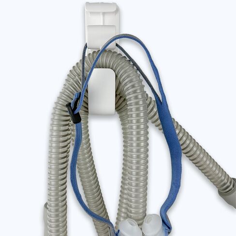 شماعة خرطوم للسرير من سي بي ايه بي مع حامل غطاء راس للكمامة، منظمات لوازم انابيب CPAP/Bipap لمنع التشابك وتقليل التسريبات، ملاءمة عالمية لريسميد/فيليبس ريسبيرونيكس والمزيد in Kuwait