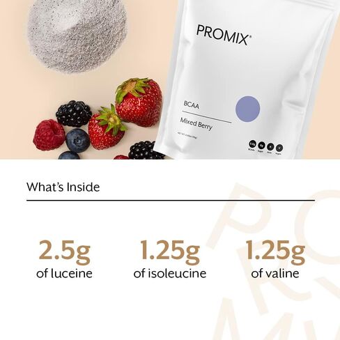 مسحوق الطاقة بعد التمرين من بروميكس BCAA، ليمون الكرز - الأحماض الأمينية ذات السلسلة المتفرعة النباتية تدعم نمو العضلات الهزيلة والتعافي والقدرة على التحمل وتقلل من الألم - خالية من الدهون والسكر والكربوهيدرات - خالية من الغلوتين in Kuwait