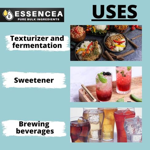 Essencea Dextrose Monohydrate 5lb Pure Bulk Ingredients | 100% Pure Dextrose Monohydrate Powder in Bulk | Gluten Free Non-GMO and Vegan… in Saudi Arabia