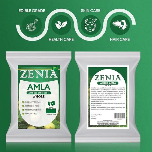 100 غرام 2013 كروب زينيا دراي أملا الكامل عنب الثعلب الايورفيدي لعلاج تساقط الشعر الرمادي عبوة رقائق فضية in Kuwait