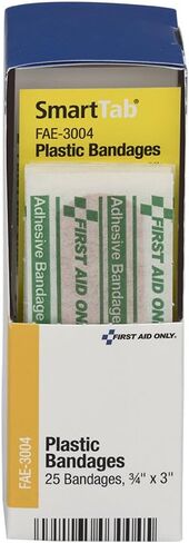 First Aid Only - FAE3004 Plastic Bandages, 3/4x3, 25 Count in Saudi Arabia