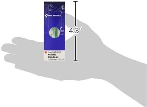 First Aid Only - FAE3004 Plastic Bandages, 3/4x3, 25 Count in Saudi Arabia