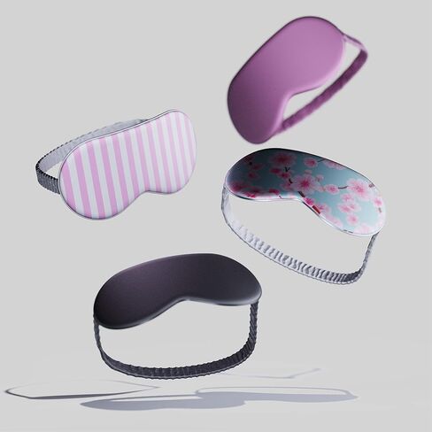 SMUG Satin Sleep Mask & Eye Mask | Travel Sleep Masks for Women & Men | Soft Sleeping Eye Mask to Nourish Skin & Reduce Dark Circles | Eye Sleep Mask Shades to Block Out Light | Animal in Saudi Arabia