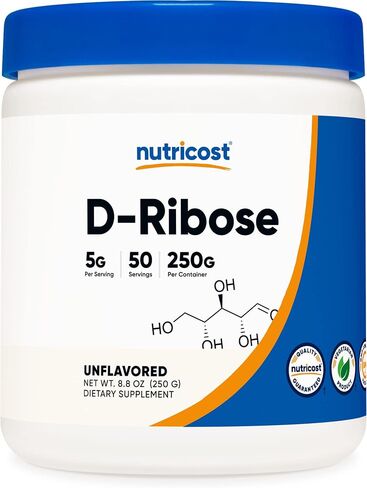Nutricost D-Ribose Powder 500 Grams - 5000mg Per Serving, Non-GMO (500 Grams) in Kuwait