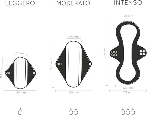 Reusable Pads for Women with Discreet Pouch | Reusable Period Pads | Reusable Sanitary Pads for Women | Sanitary Heavy Pad | Reusable Pads Menstrual | Reusable Incontinence Pads for Women | Bambaw in Kuwait
