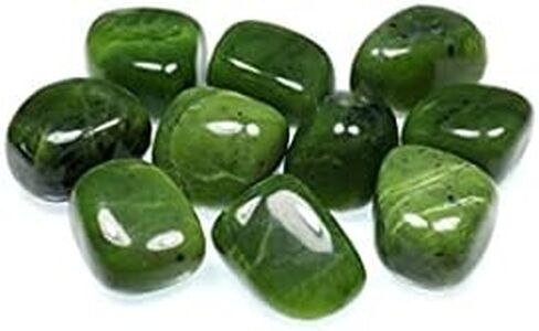 Pachamama Essentials Green Jade Tumbled - Healing Stone - Crystal Healing 20-25mm (1) in Kuwait