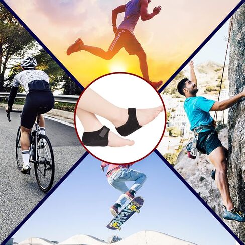 Heel Cups for Heel Pain, Heel Protectors, Heel Pads, Plantar Fasciitis Relief(4Pcs), Heel Supports for Cracked Heels, Blisters, Achilles Tendinitis, Bone Spur Relief, Heel Cushion Pad for Men & Women in Kuwait