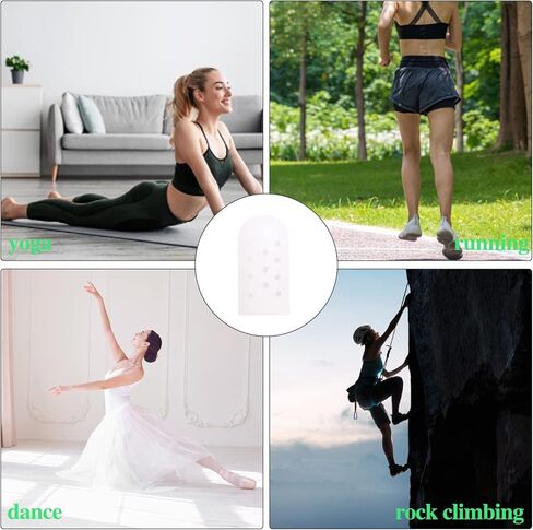 16 قطعة من واقيات أصابع القدم الصغيرة للرجال والنساء من السيليكون لأصابع القدم الخنصر، أغطية أصابع القدم الصغيرة تمنع مسامير القدم والبثور وكسر أصابع القدم، وتقلل من آلام القدم in Kuwait