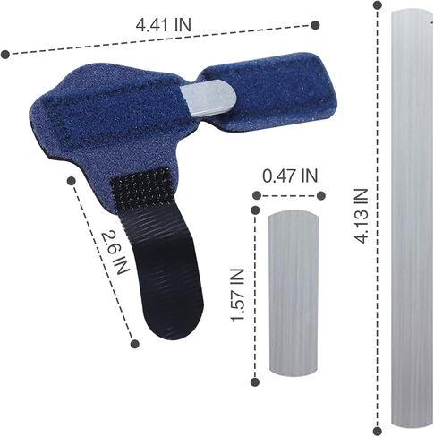 4 Pcs Toe Splint, Toe Straightener for Hammer Toe, Toe Corrector for Women Men, Bent Toe, Claw Toe, Crooked Toe, Curled Toe, Toe Wrap to Align and Support Toe (Blue) in Saudi Arabia