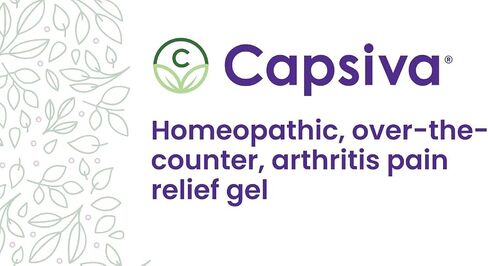Capsiva Arthritis Pain Relief Topical 3oz Tube, for Your Hands, Neck, Back, Joints, Non-Greasy, No Burn, Odor Free, Homeopathic Active Ingredients, Contains Capsaicin & Arnica, Absorbs Fast in Saudi Arabia