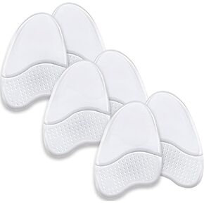 وسادات مشط القدم للنساء والرجال، 4 أزواج من حشوات الكعب العالي، وسائد لمقدمة القدم لتخفيف الألم، وسائد هلامية ناعمة لمقدمة القدم، الأفضل للورم العصبي للمورتون... in Kuwait