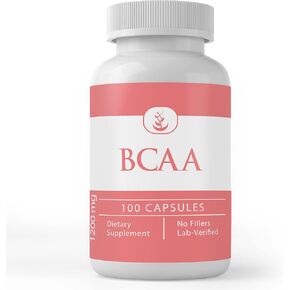 Pure Original Ingredients BCAA, (100 Capsules) Always Pure, No Additives Or Fillers, Lab Verified in Saudi Arabia