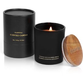 olorvela Scented Candles for Men Candles for Home Scented Candles Gifts for Women and Men 8oz, 50hr Burn Time, All Natural Soy Candle Refreshing Whiskey & Tobacco Scented