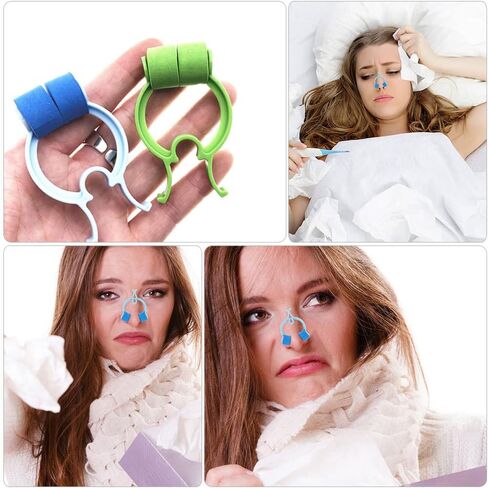 Stop Nosebleeds Epistaxis Clip 12pcs Nose Bleed Stopper Nasal Clip Treatment Nasal Nose Stopper Clip Plastic Foam Nose Clips for Emergency or Accident in Saudi Arabia