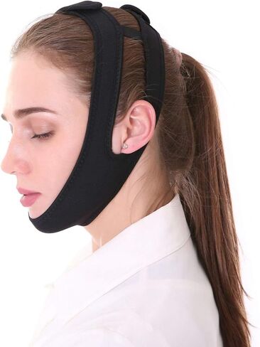 MUYDZ Anti Snore Chin Strap to Help Good Sleep Stop Snoring Sleep Aids Solution for Men Women Kids (Purple) in Kuwait