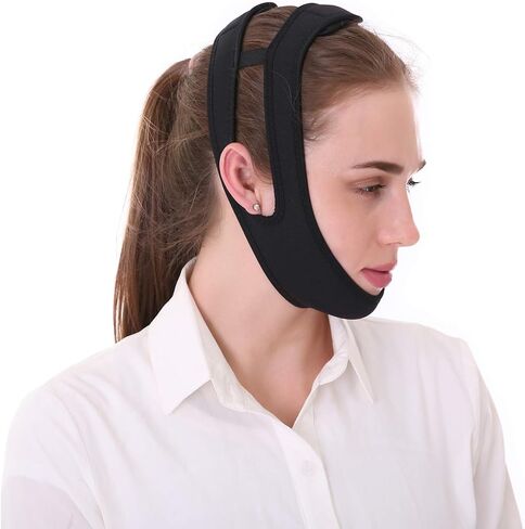 MUYDZ Anti Snore Chin Strap to Help Good Sleep Stop Snoring Sleep Aids Solution for Men Women Kids (Purple) in Kuwait