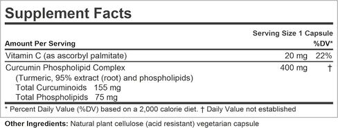 ANDREW LESSMAN Turmeric 400-240 Capsules – 95% Curcuminoids as Phospholipid Complex for Optimum Benefits and Greater Absorption, High Potency Standardized Extract, Small Easy to Swallow Capsules in Saudi Arabia