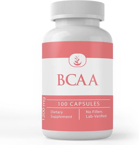 Pure Original Ingredients BCAA, (100 Capsules) Always Pure, No Additives Or Fillers, Lab Verified in Saudi Arabia