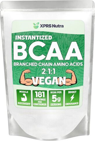 مسحوق XPRS Nutra BCAA - مكمل الأحماض الأمينية للرجال - مكملات تجريب BCAA غير منكهة - مكملات الصالة الرياضية للرجال - مكمل الأحماض الأمينية للنساء للتعافي بعد التمرين في صالة الألعاب الرياضية (2 رطل) in Kuwait
