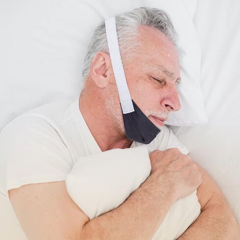 حزام الذقن فعال لتخفيف الشخير الفوري بالفم، ويقلل من فقدان الهواء، حزام الذقن المضاد للشخير للرجال والنساء، حزام ذقن مريح قابل للتعديل، يناسب مجموعة واسعة من الرأس والأحجام (عبوة واحدة) in Kuwait