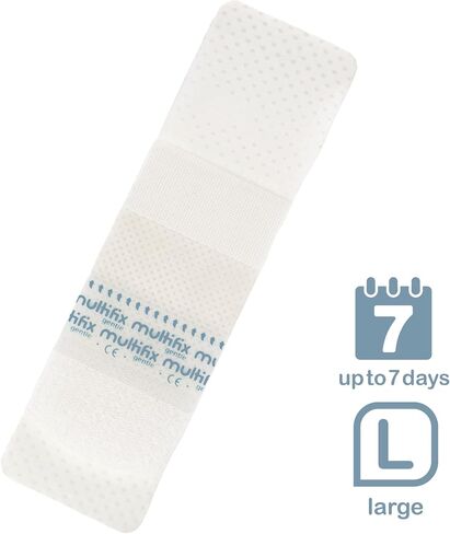 Multi Fix Gentle (x10) - تأمين أنابيب القسطرة/اللاصق الطبي، لطيف وإعادة اللصق باستخدام تقنية السيليكون (عبوة من 10) (صغير) in Kuwait