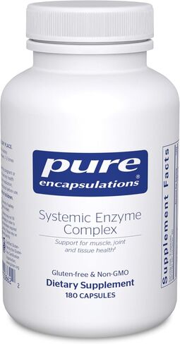 Pure Encapsulations Systemic Enzyme Complex | Supplement to Support Muscle, Joint, Cartilage, and Connective Tissue Health* | 180 Capsules in Saudi Arabia