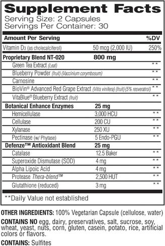 Enzymedica, Stem XCell, Enzyme and Antioxidant Support for Brain and Cellular Health, 60 Capsules in Saudi Arabia
