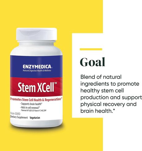 Enzymedica, Stem XCell, Enzyme and Antioxidant Support for Brain and Cellular Health, 60 Capsules in Saudi Arabia