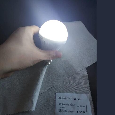 طقم ملاءة أرضية، ملاءة موصلة من القطن العضوي من ألياف الفضة بنسبة 5%، ملاءة أرضية، ملاءات سرير أرضية (27 * 52 بوصة - رمادي) in Kuwait