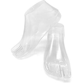 1 Pair Plastic Foot Model Tools Shoes Support for Ankle-High Shoes Display
