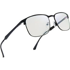 نظارات Leaead لحجب الضوء الأزرق بإطار معدني مانع للضوء الأزرق ومضادة لإجهاد العين ومضادة للأشعة فوق البنفسجية للكمبيوتر/الألعاب/التلفزيون/الهواتف للرجال in Kuwait