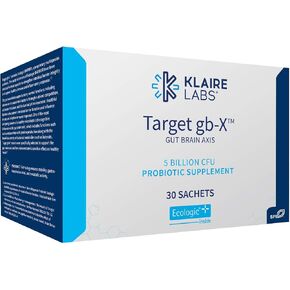مسحوق بروبيوتيك من مود - كلاير لابس تارجت gb-X مع بيفيدوباكتيريوم وعصيات اللبنة، مثبت سريريًا لتعزيز المزاج الإيجابي، ثابت على الرف ولا يسبب الحساسية للرجال والنساء (30 عبوة) in Saudi Arabia