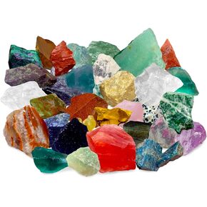 Natural Raw Crystals Rough Stone,2 lbs Natural Raw Stones Crystal Raw Natural Crystals & Rocks for Tumbling, Cabbing, Fountain Rocks, Decoration,Polishing, Wire Wrapping in Saudi Arabia