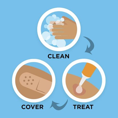 Band-Aid Brand First Aid Water Block Shower Care Clear Bandage Protector, Medium-Sized, 4 ct in Saudi Arabia