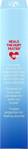Band-Aid Brand First Aid Water Block Shower Care Clear Bandage Protector, Medium-Sized, 4 ct in Saudi Arabia