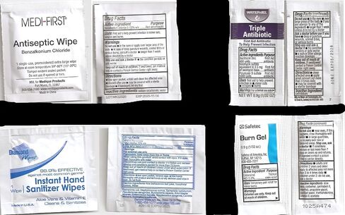 3 x Portable Travel Size First Aid Kit | Perfect for Home, Office, Car, School, Business, Travel, Hiking, Hunting, and Outdoors | Individually Wrapped First Aid Products (Black) in Saudi Arabia