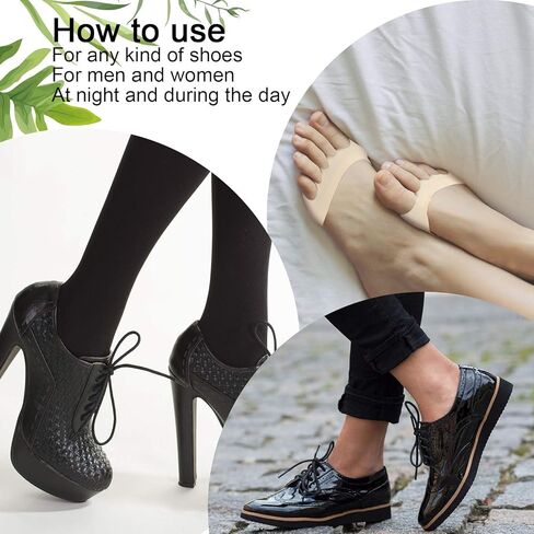 8 Pairs Honeycomb Fabric Forefoot Pads for Women Metatarsal Pads Assorted Color Ball of Foot Cushions for Relieving Foot Fatigue (Black, Grey, Pink, Nude Color) in Kuwait