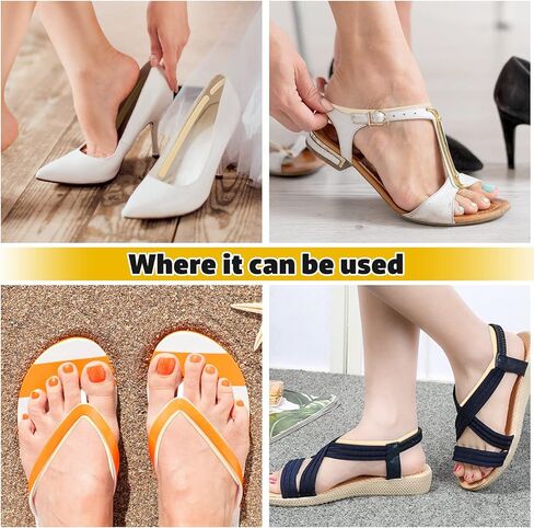 24 قطعة من وسائد النساء وحزام الكعب ومقابض الكعب العالي ووسادة رقيقة ومقابض النساء والرجال أحذية فضفاضة، أسود وبيج، بطانات كعب لاصقة in Kuwait