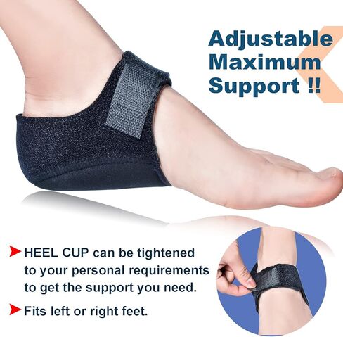 اكواب كعب لالم الكعب، واقيات الكعب، (زوجان من المواد الجديدة)، دعم الكعب، وسادة للكعب، اكواب كعب لالتهاب اللفافة الاخمصية، التهاب الاوتار، تكلس الكعب، تخفيف الام القدم in Kuwait