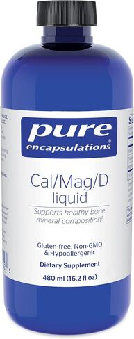 Pure Encapsulations Cal/Mag/D Liquid | Calcium, Magnesium and Vitamin D in a Convenient Liquid Form | 16.2 fl. oz. in Saudi Arabia