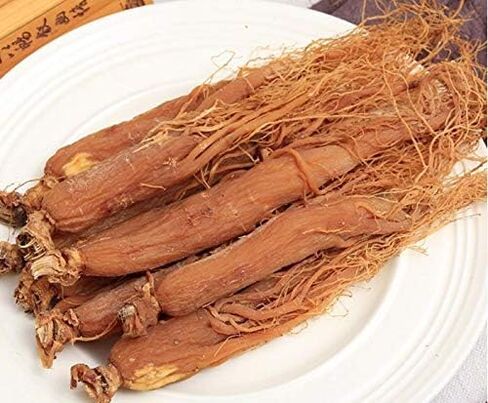 Red Panax Ginseng Root - 4 oz Pack of Korean Panax Ginseng Root - Authentic Panax Ginseng - Non-GMO, Gluten Free Ginseng Root - Ideal for Use in Soup, Tea in Kuwait