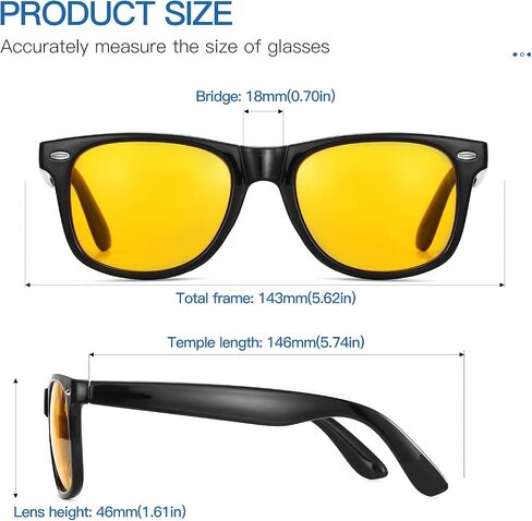 Gysnail Blue Light Blocking Computer Glasses Men/Women, Eye Fatigue Relieve & Better Sleep, Blue Blocker Gaming Glasses in Kuwait