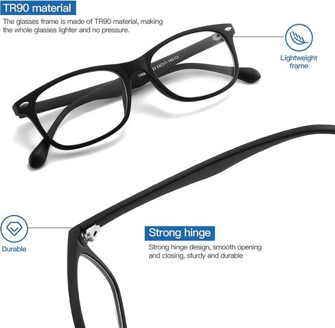 Gysnail Blue Light Blocking Computer Glasses Men/Women, Eye Fatigue Relieve & Better Sleep, Blue Blocker Gaming Glasses in Kuwait