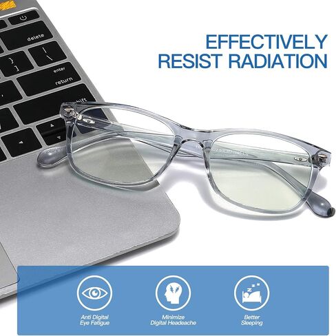 نظارات كمبيوتر Gysnail Blue Light Blocking للرجال/النساء، تخفف من تعب العين ونوم أفضل، نظارات ألعاب Blue Blocker in Kuwait