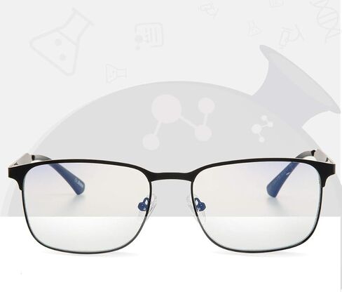 نظارات Leaead لحجب الضوء الأزرق بإطار معدني مانع للضوء الأزرق ومضادة لإجهاد العين ومضادة للأشعة فوق البنفسجية للكمبيوتر/الألعاب/التلفزيون/الهواتف للرجال in Kuwait